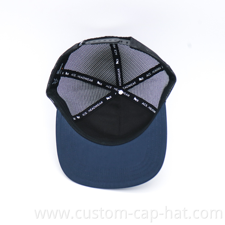 blue trucker cap